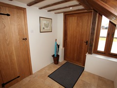 Front door and hall